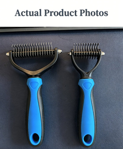 🔥 70% OFF | Billhol® Double-Sided Pet Grooming Comb – Gentle Detangling & Shedding Tool for Dogs & Cats