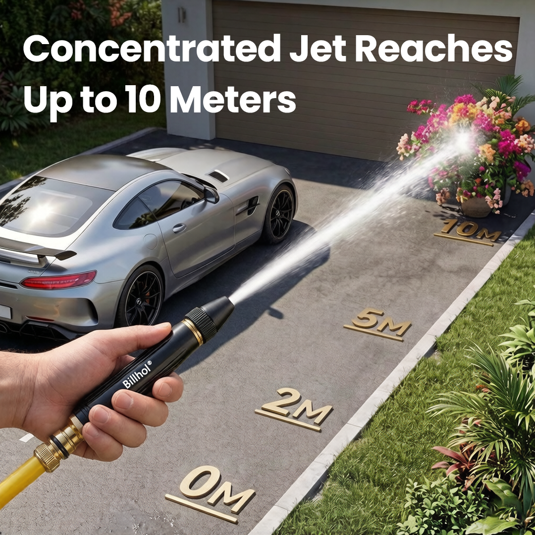 🌊💥50% Off — Last Day丨Billhol® 🏆Home high-pressure car wash water gun , a must-have for watering plants and vegetables, and car washing.👍💦