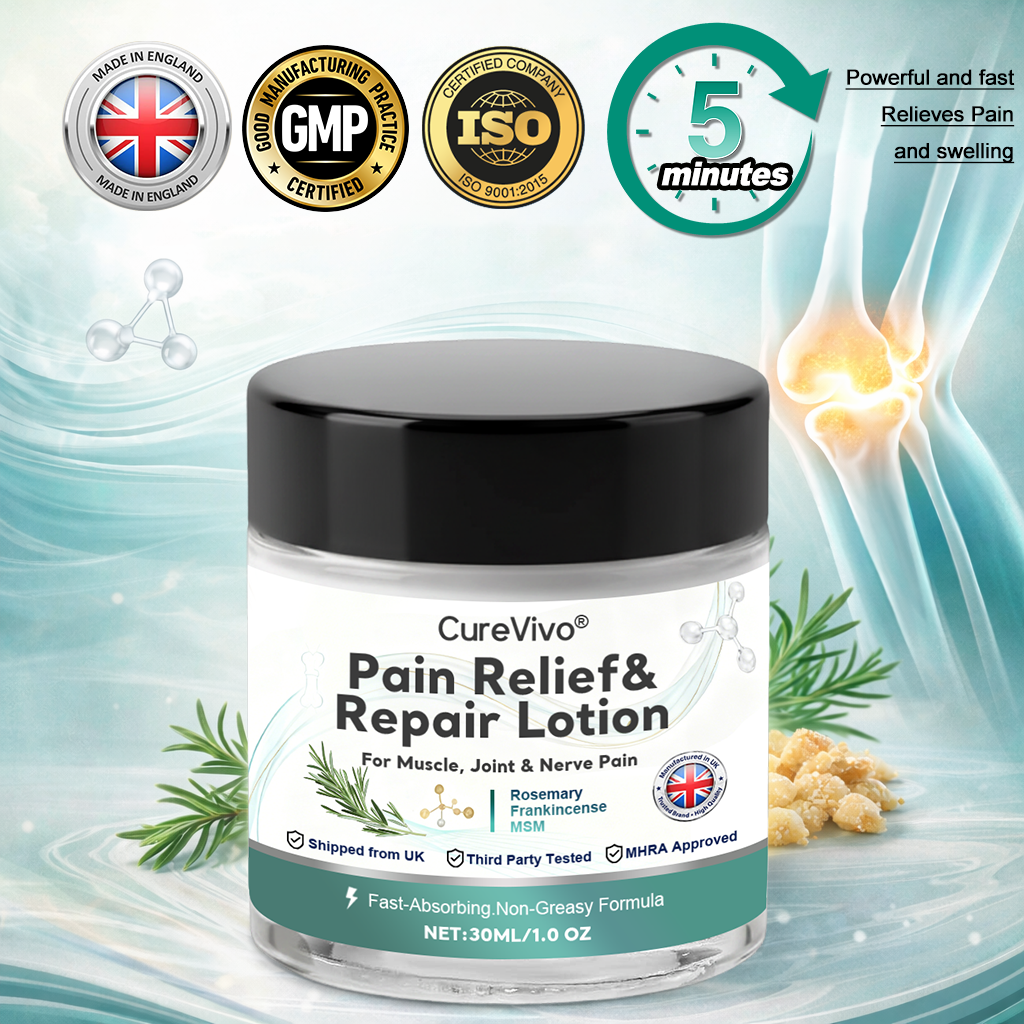 [New Year Special Offer] CureVivo® Pain Relief& Repair Lotion🌱For Muscle, Joint & Nerve Pain