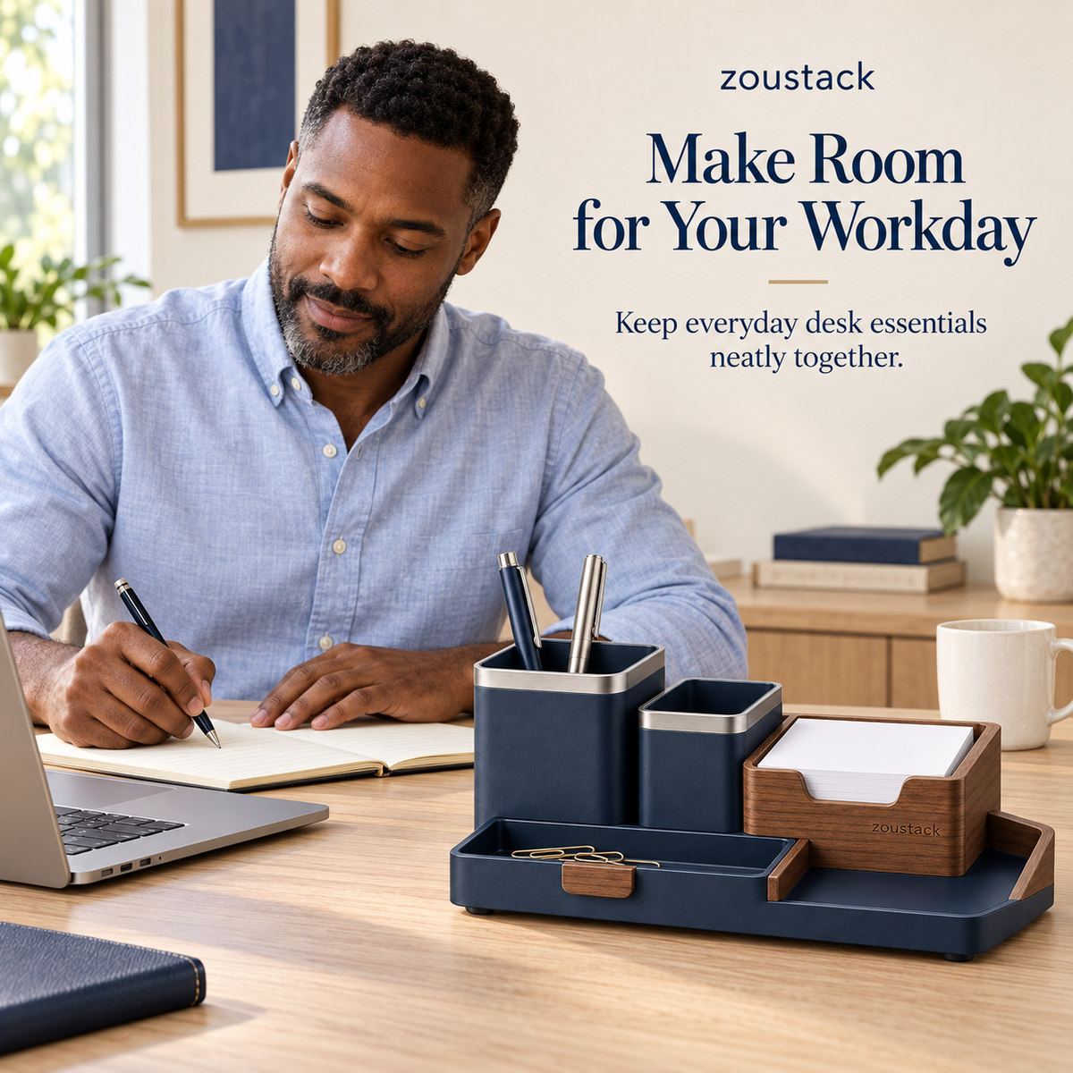 LayerDock Desk Organizer