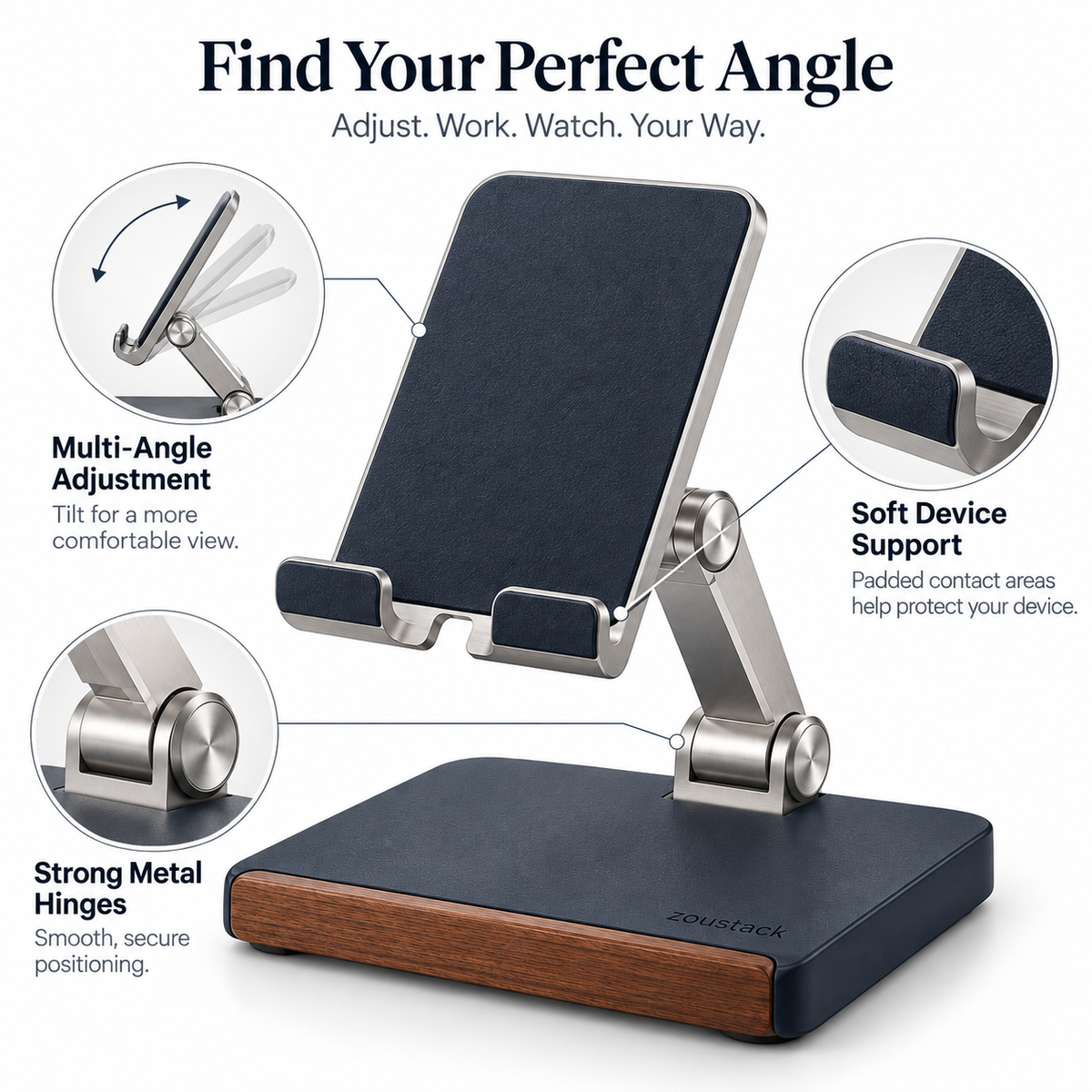 BVJ® PivotFold Phone Stand