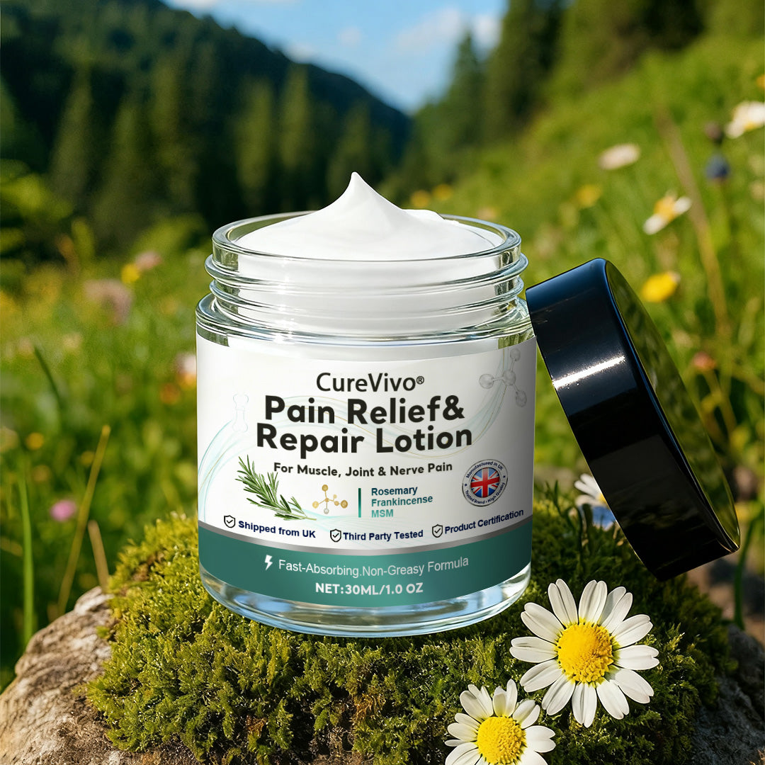 [New Year Special Offer] CureVivo® Pain Relief& Repair Lotion🥇For Muscle, Joint & Nerve Pain