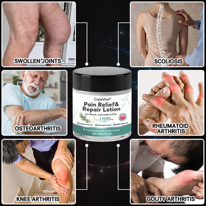 [New Year Special Offer] CureVivo® Pain Relief& Repair Lotion🌱For Muscle, Joint & Nerve Pain