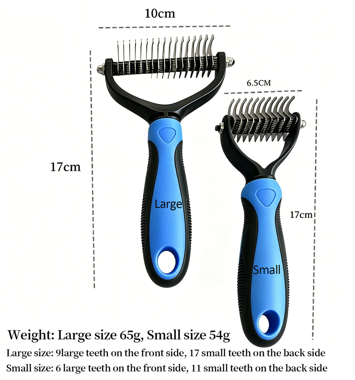 Limited-Time Offer | 🐶🐱Billhol® Double-Sided Pet Grooming Comb – Gentle Detangling & Shedding Tool for Dogs & Cats