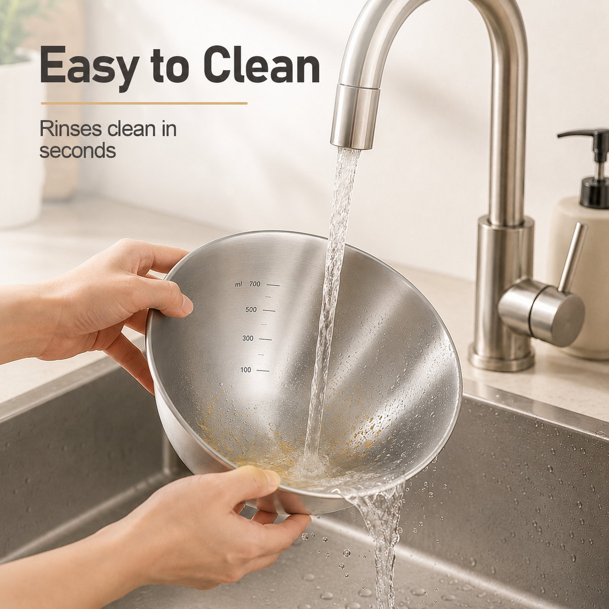 Billhol® Stainless Steel Measuring Mixing Bowl