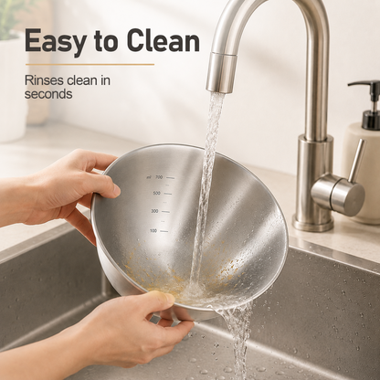 Billhol® Stainless Steel Measuring Mixing Bowl