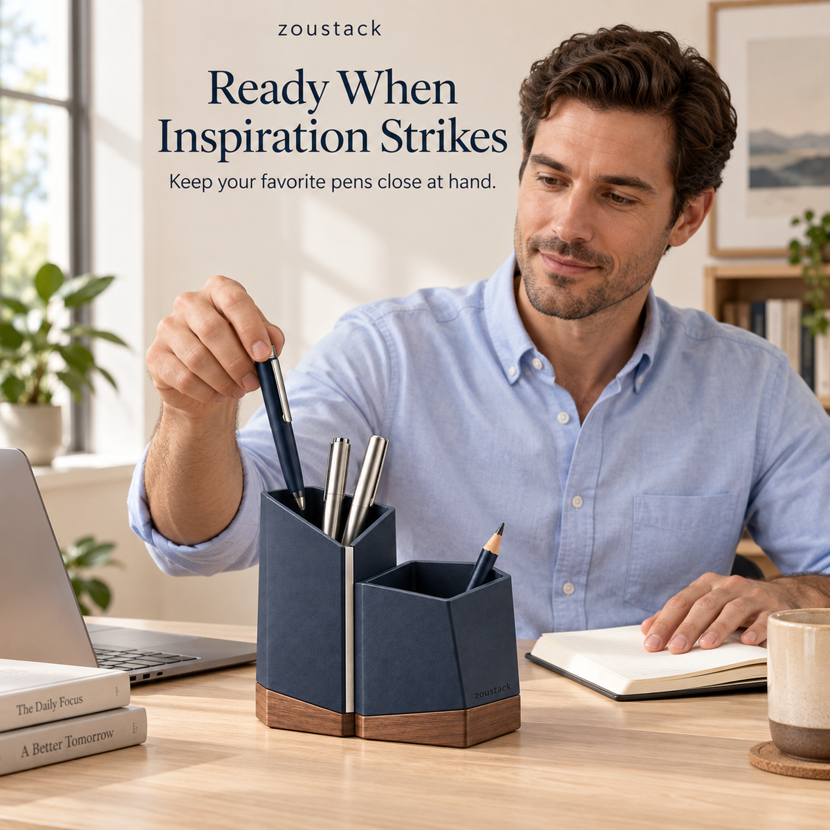 FoldNest Pen Holder