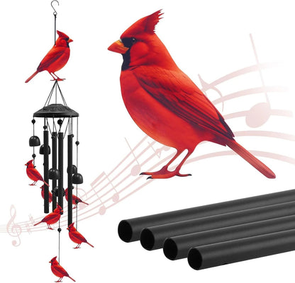 🔥Juneteenth 49% OFF-🐦SVOZK® Vintage Colorful Hummingbird Wind Chime with Metal Tubes and Bells