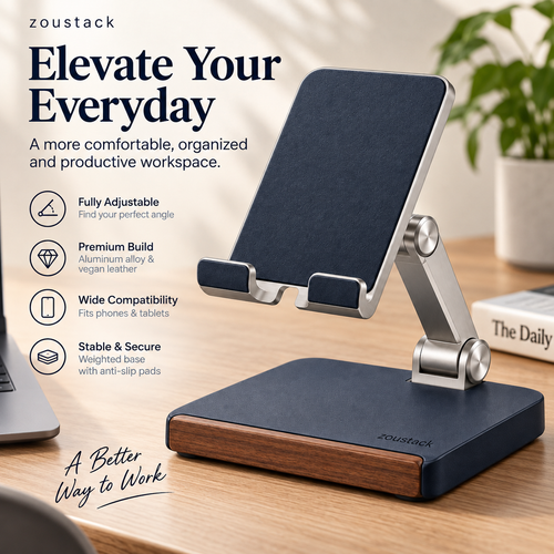 BVJ® PivotFold Phone Stand
