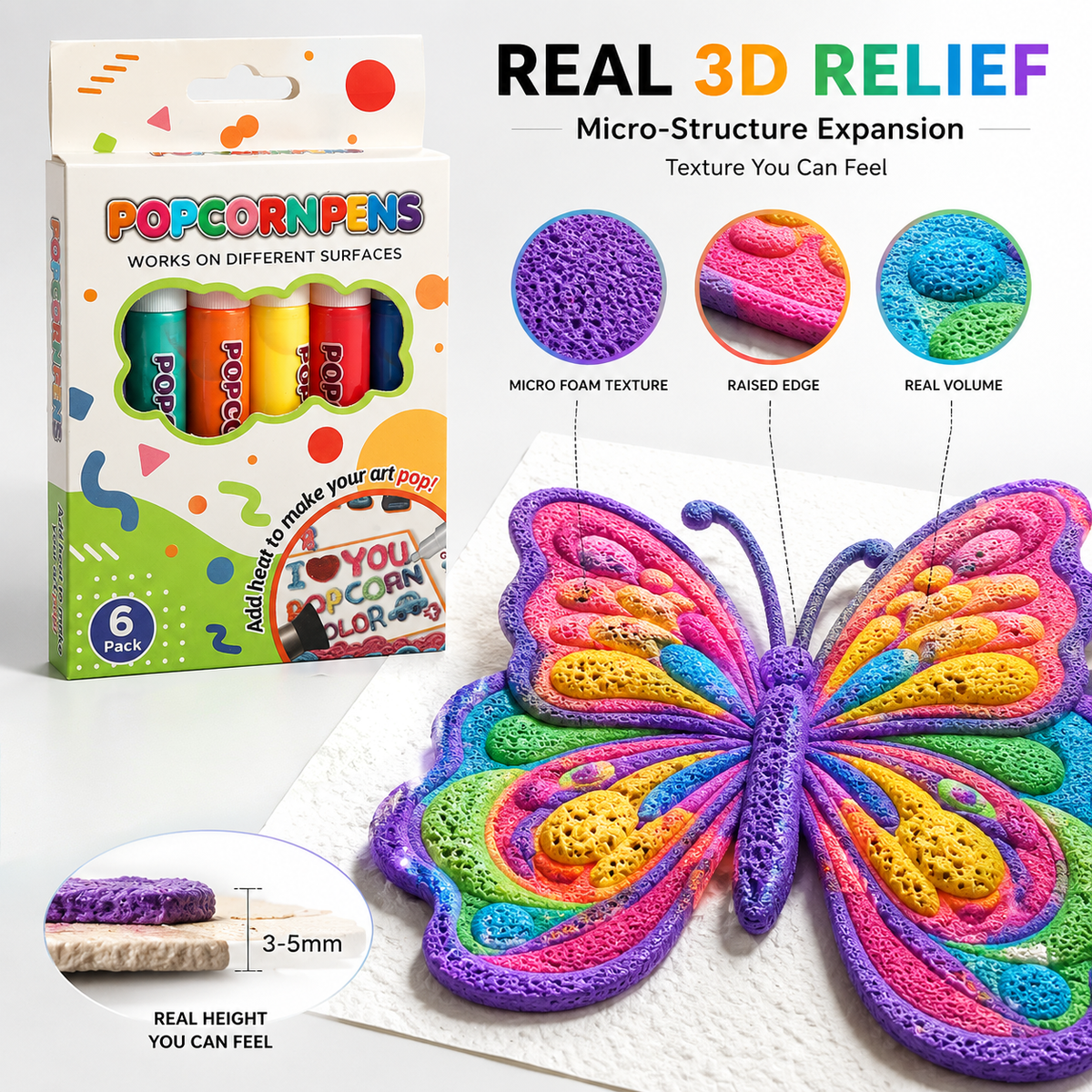 Save 50% by ordering today丨🎨IEY® 3D Relief Art Pen – Turn Flat Drawings Into Touchable 3D Art