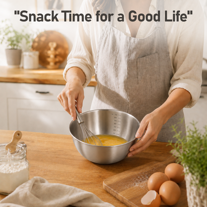 Billhol® Stainless Steel Measuring Mixing Bowl