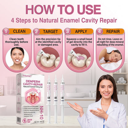 👨‍⚕️ Official Store ✨ Trilumia® DenPerm 🦷 Cavity-Repair Natural Enamel Filling Gel 🍀