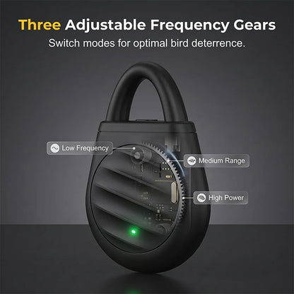 🐦Oneswear® Portable Ultrasonic Bird Repeller – Compact & Rechargeable