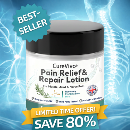 [New Year Special Offer] CureVivo® Pain Relief& Repair Lotion🥇For Muscle, Joint & Nerve Pain